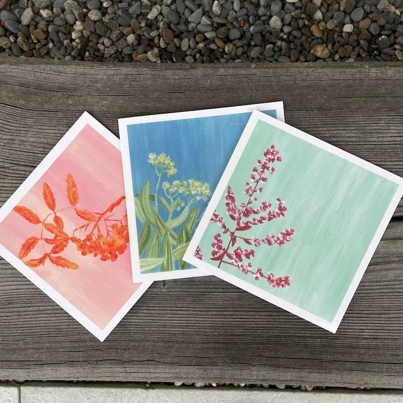 Kartenset Blumen Nr. 1
