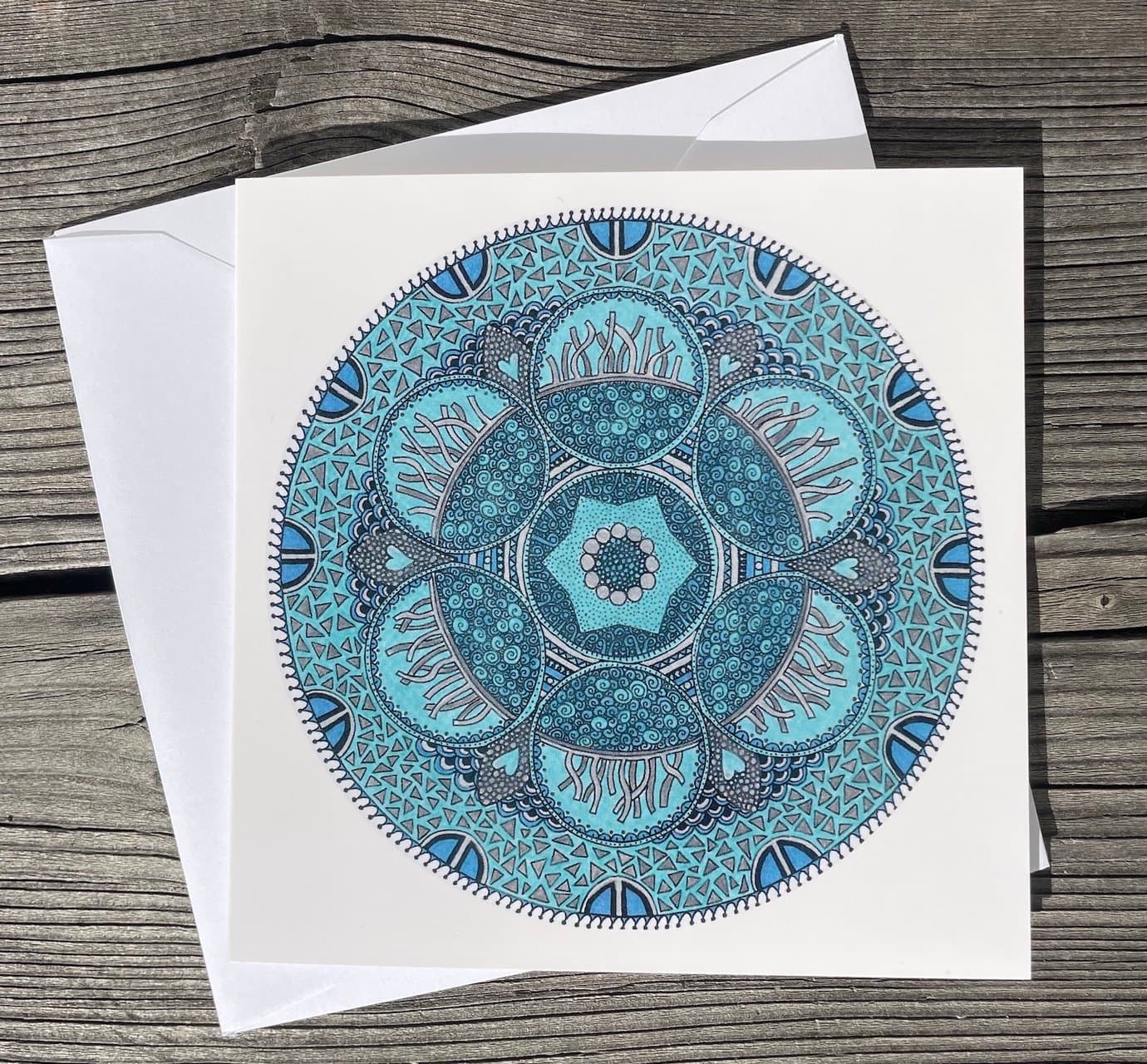 Karte Mandala Januar